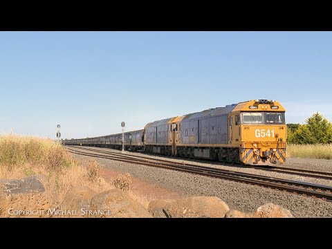 9158 Broad Gauge Pacific National Grain Train  (20/12/2022) - PoathTV Australian Railways