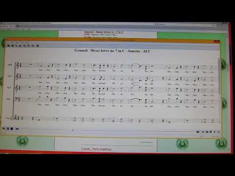 2018-10-31 Gounod - Messe brève no.7 - Sanctus Alten