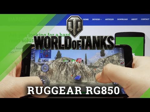 Game Test World of Tanks on RUGGEAR RG850 – Gameplay