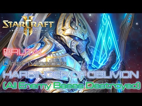 Starcraft II: Legacy of the Void Brutal - Mission 11: Harbinger of Oblivion (All Bases Destroyed) A