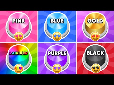 Choose One Button...! Pink, Blue, Gold, Rainbow, Purple or Black 💗💙⭐🌈💜🖤 How Lucky Are You? 😱