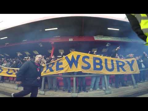 Shrewsbury VS Crewe (1600+ away fans)