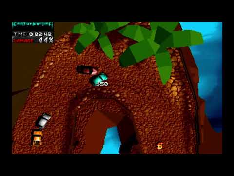 Amiga Death Rally x68k with Sound on A1200 pistorm32 2500 MIPS