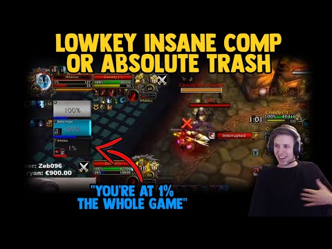 LOWKEY INSANE COMP OR ABSOLUTE TRASH? 3v3 3200 mmr arena with Chas and Raiku