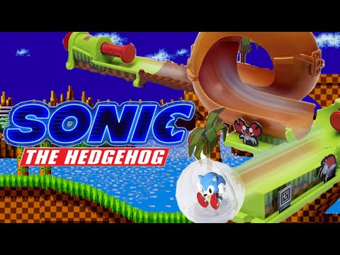 Classic Sonic The Hedgehog Pinball Track Set Unboxing
