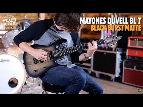 No Talking...Just Tones | Mayones Duvell BL 7 Trans Natural Black Burst Matte