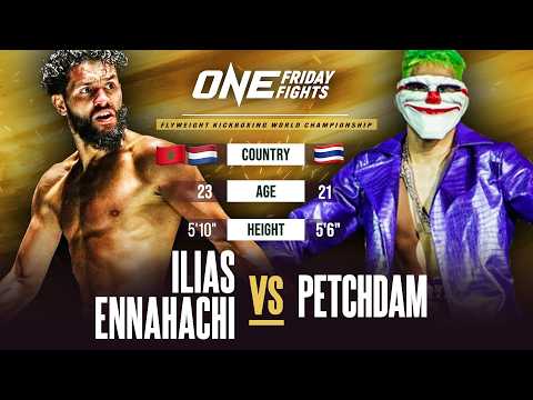 Ilias Ennahachi 🇲🇦🇳🇱 vs. Petchdam 🇹🇭 | Kickboxkampf (Kompletter Kampf)