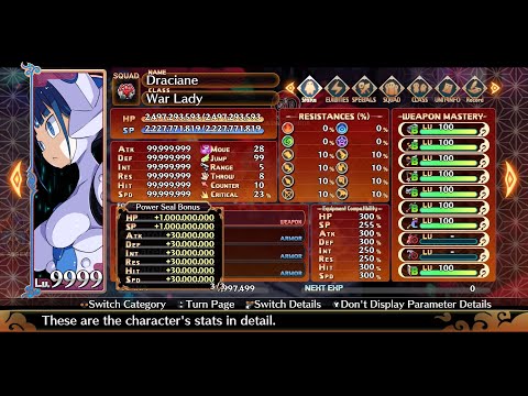 Disgaea 7: Perfect War Lady and Ao VS 20 Stars Carnage Baal 4 (Three Demons in One)