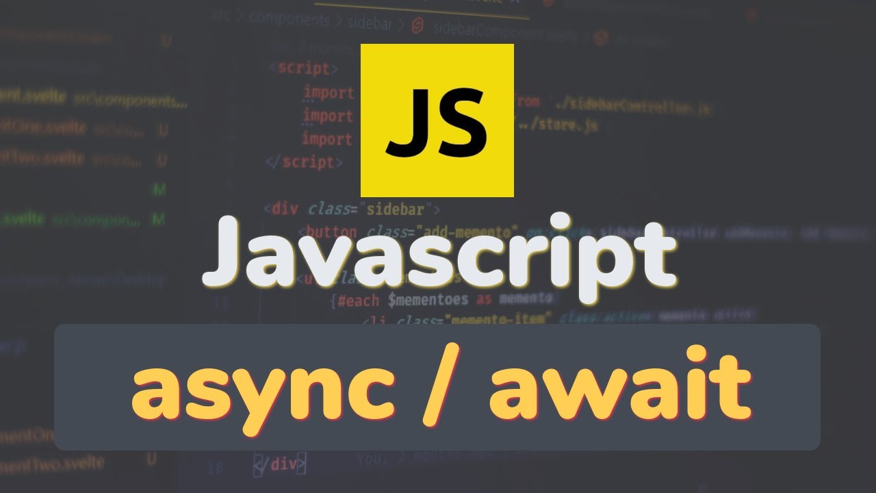 Async/await in Javascript
