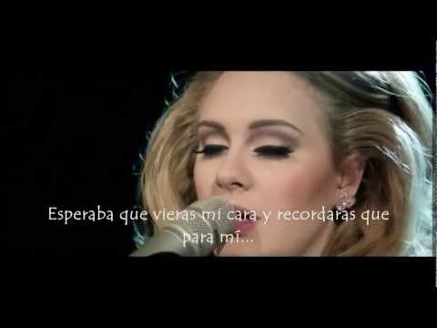 Adele - Someone Like You (live) (Subtitulada al Español)