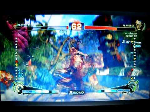 seanngan [Guy] vs scrubydan [Sagat] SSF4 Japanese Online Ranked Matches