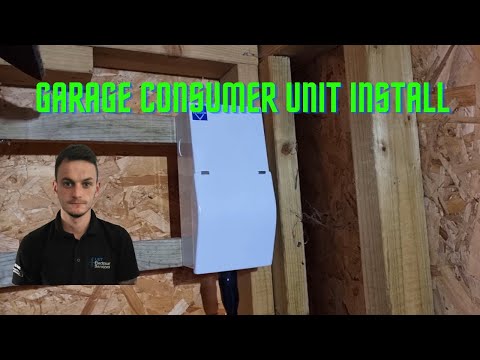 Installation of 2 new consumer units within an outside Office and Garage| By an Electrician in Poole