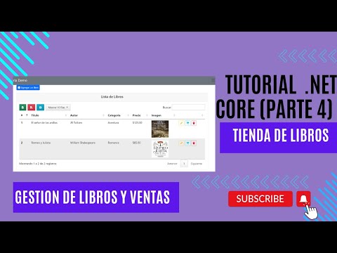 Cómo crear una aplicación web para una tienda de libros en NET Core parte 1