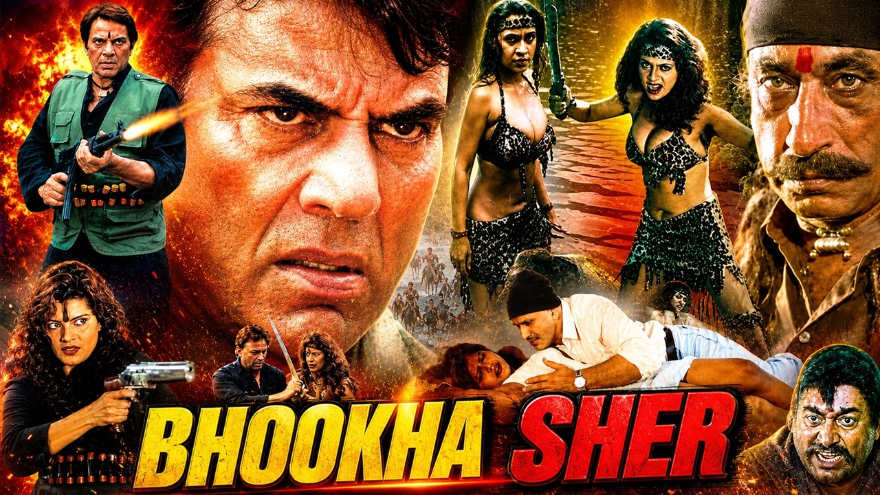 Superhit Hindi Full Action Romantic Movie | Bhookha Sher | Dharmendra,Sapna | Bollywood Action Movie