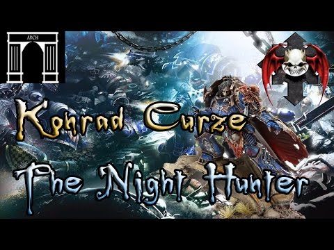 The Horus Heresy 40k Lore, Konrad Curze, The Night Haunter, Primarch of the Night Lords Legion OLD