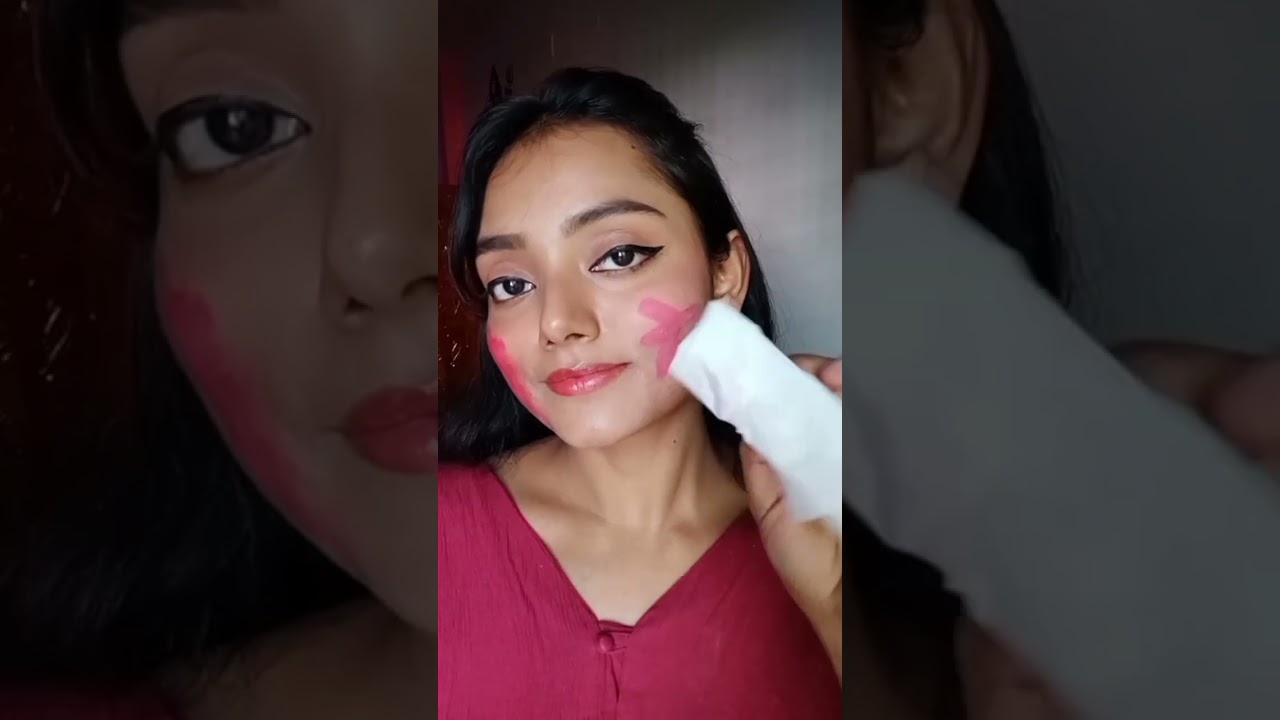 Korean Makeup Hack #korean #shorts #chinese #makeuphacks #youtubeshorts #chinesemakeup #viral