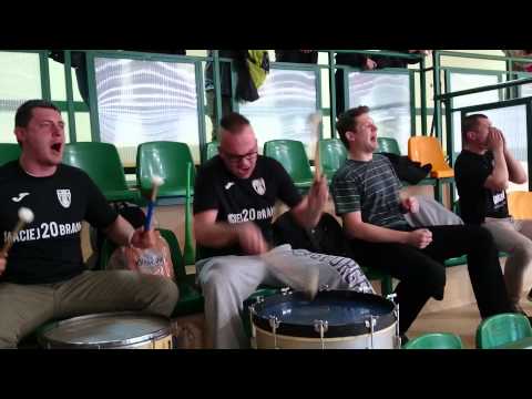 Rozpoczęcie meczu  Jesteśmy zawsze tam! oraz Malwee!