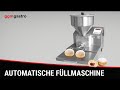 Commercial Automatic Cream & Jam Filling Machine – 8 L - Countertop - 230 V - Stainless Steel