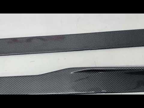 Fits BMW M2 F87 M2C 2016-2021 Side Skirts Extension Blades Carbon Look video