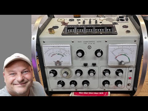 AVO VCM 163 Tube Tester hardware explained teardown