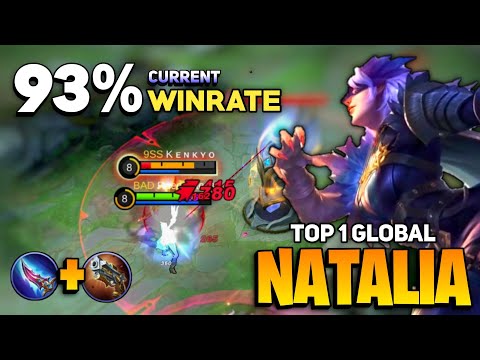 MVP! Natalia Nonstop Roaming and Ganking [ Top 1 Global Natalia ] by Reee Caesa - Mobile Legends