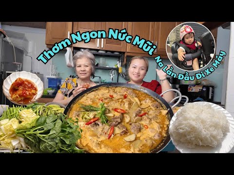 Một Ngày Đầy Cảm Xúc: Na Lần Đầu Đi Xe Máy & Mâm Vịt Nấu Chao Ấm Lòng 🍲