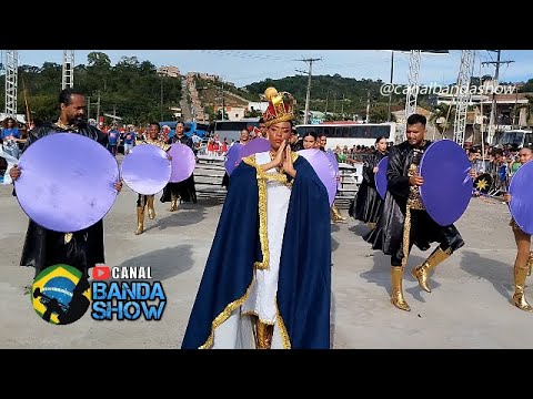 Corpo coreográfico da Banda de Musica FANJUCA na Final do Campeonato baiano AFAB-BA 2025