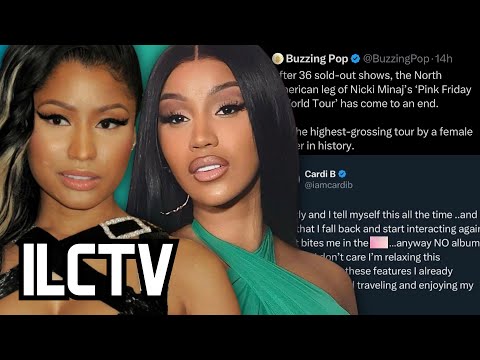 Cardi B says NO ALBUM is coming this year & CURSES out fans | Nicki Minaj’s tour makes HISTORY…