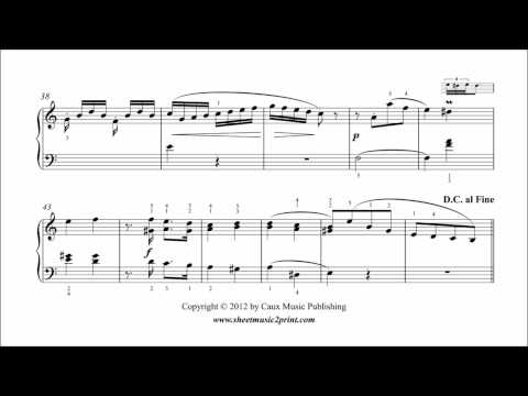 Benda : Sonatina in A minor for Piano