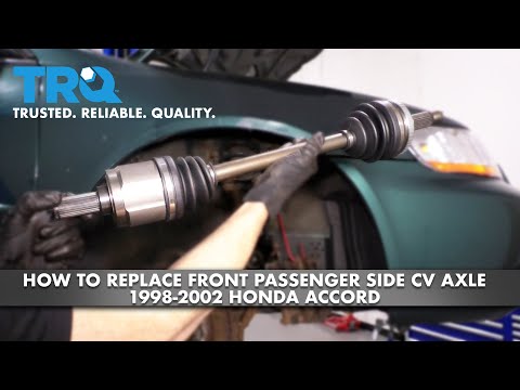 How to Replace Front Passenger Side CV Axle 1998-2002 Honda Accord