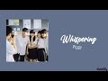 Whispering(耳喃) - Plggy 'When I Fly Towards You(当我飞奔向你) OST' (lyrics)'♡