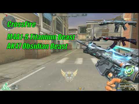 M4A1-S Titanium Beast + AK-47 Obsidian Beast (CrossFire 2.0)