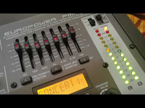 Behringer PMP500 Powered Mixer & Fun generation (PL115P) speakers from Thomann - Sound Test