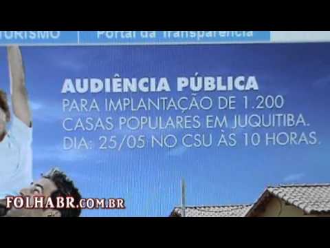 Uma das maiores mentiras politicas da história de Juquitiba 1200 casas populares.