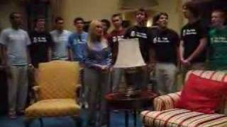 Kristin Chenoweth sings on the set of The West Wing