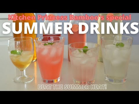BEBIDAS DE VERÃO | Menu de bebidas especiais do Kitchen Princess Bamboo (EP282)