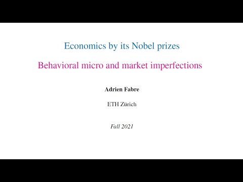 6a. Behavioral micro and market imperfections
