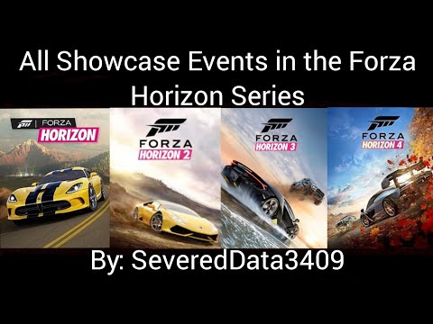 All Showcase Events in the Forza Horizon Series