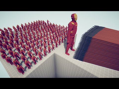 100x IRONMAN + GIANT vs EVERY GOD | Totally Accurate Battle Simulator TABS
