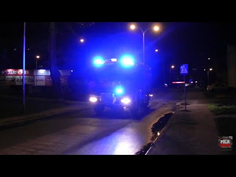 Rozszczelniona cysterna kolejowa Alarmowo pluton chemiczny oraz jednostki OSP 9-03/9-19 1-21,61,60