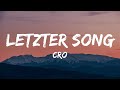 CRO - letzter song (Lyrics)