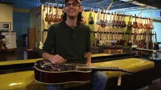 Carter Vintage Guitars - Mike Witcher on a Scheerhorn Resonator Guitar
