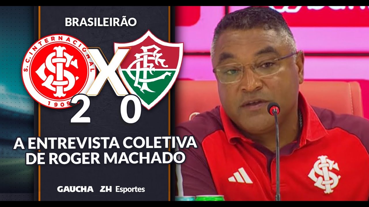 ENTREVISTA COLETIVA DE ROGER MACHADO APÓS INTER 2x0 FLUMINENSE | JORNADA ESPORTIVA | 08/11/2024