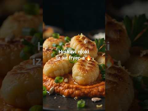 Video recept: Hrskavi njoki iz air fryer-a sa ajvar-feta kremom 🔥🥔