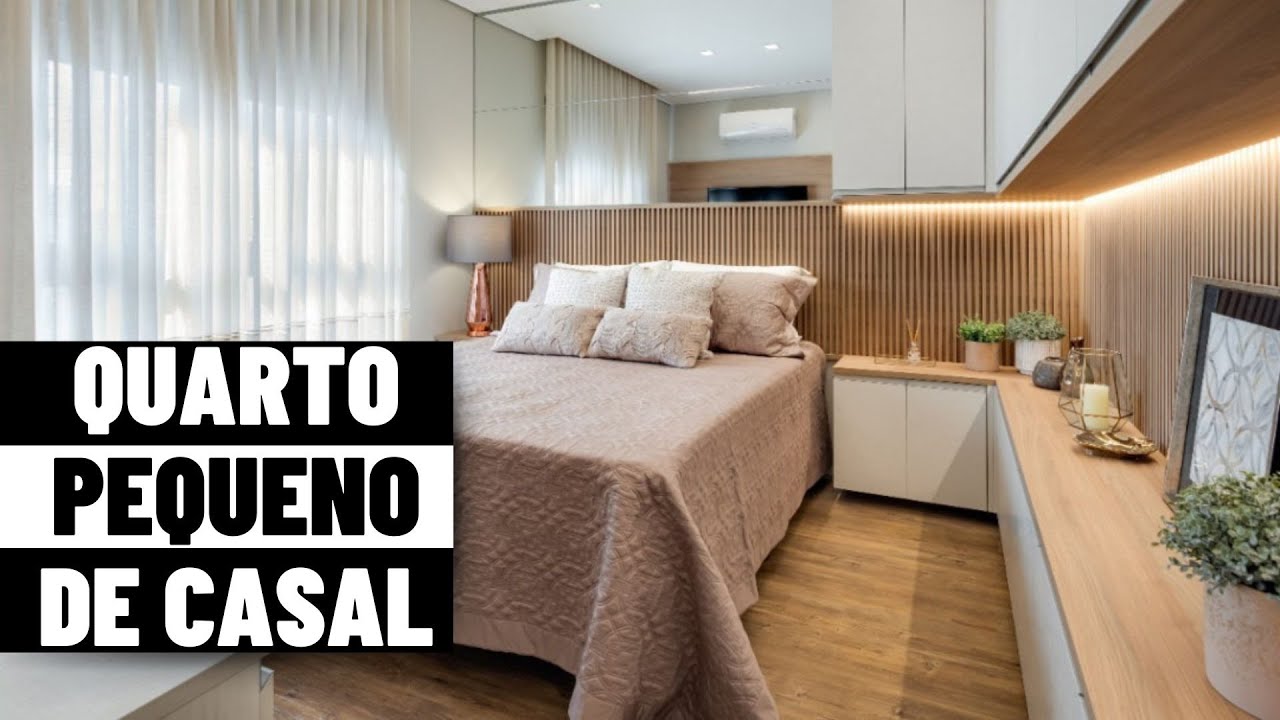 10 DICAS DE DECORAÇÃO PARA QUARTO DE CASAL PEQUENO