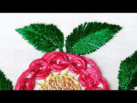 Super gorgeous embroidery flower design | #Embroidery Full tutorial | embroidery designs | kadai
