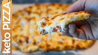 The Best Keto Pizza Ever Created (Seriously...Be Careful...It's so good you can't stop)