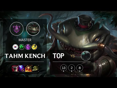 Tahm Kench Top vs Mordekaiser - KR Master Patch 10.22
