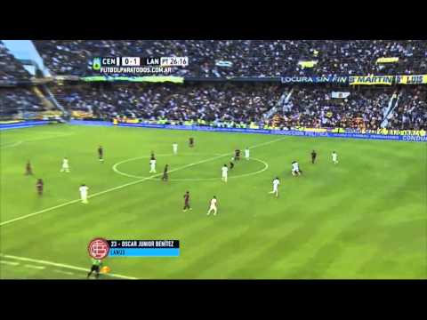 Gol de Benítez. Central 0 - Lanús 1. Fecha 13. Primera División 2015. FPT.
