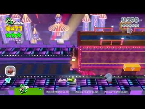 Super Mario 3D World 8-Train Speedrun - Time: 98 (Former WR)